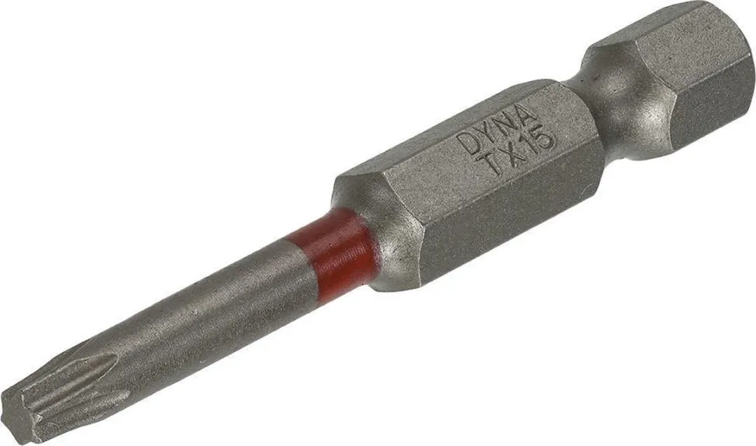 Dynaplus Torx 15 Schroefbit - 50mm - Rood - 5 Stuks - afbeelding 6 van 6