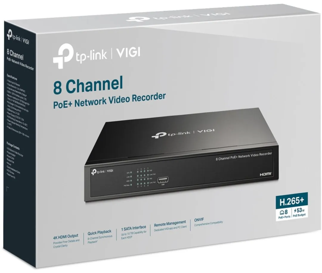 TP-Link VIGI NVR1008H-8P NVR