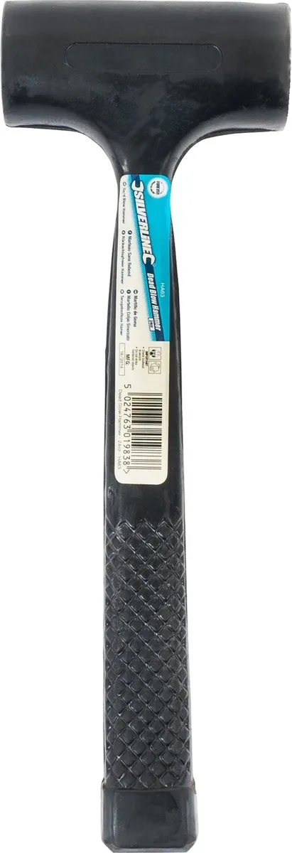 Silverline Terugslagvrije Hamer 680g - Rubber Overtrokken