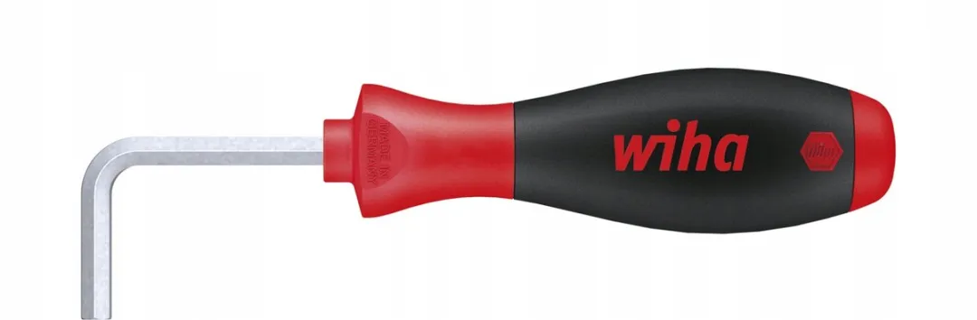 Wiha SoftFinish Inbus 8mm x 178mm - Zwart/Rood/Zilver