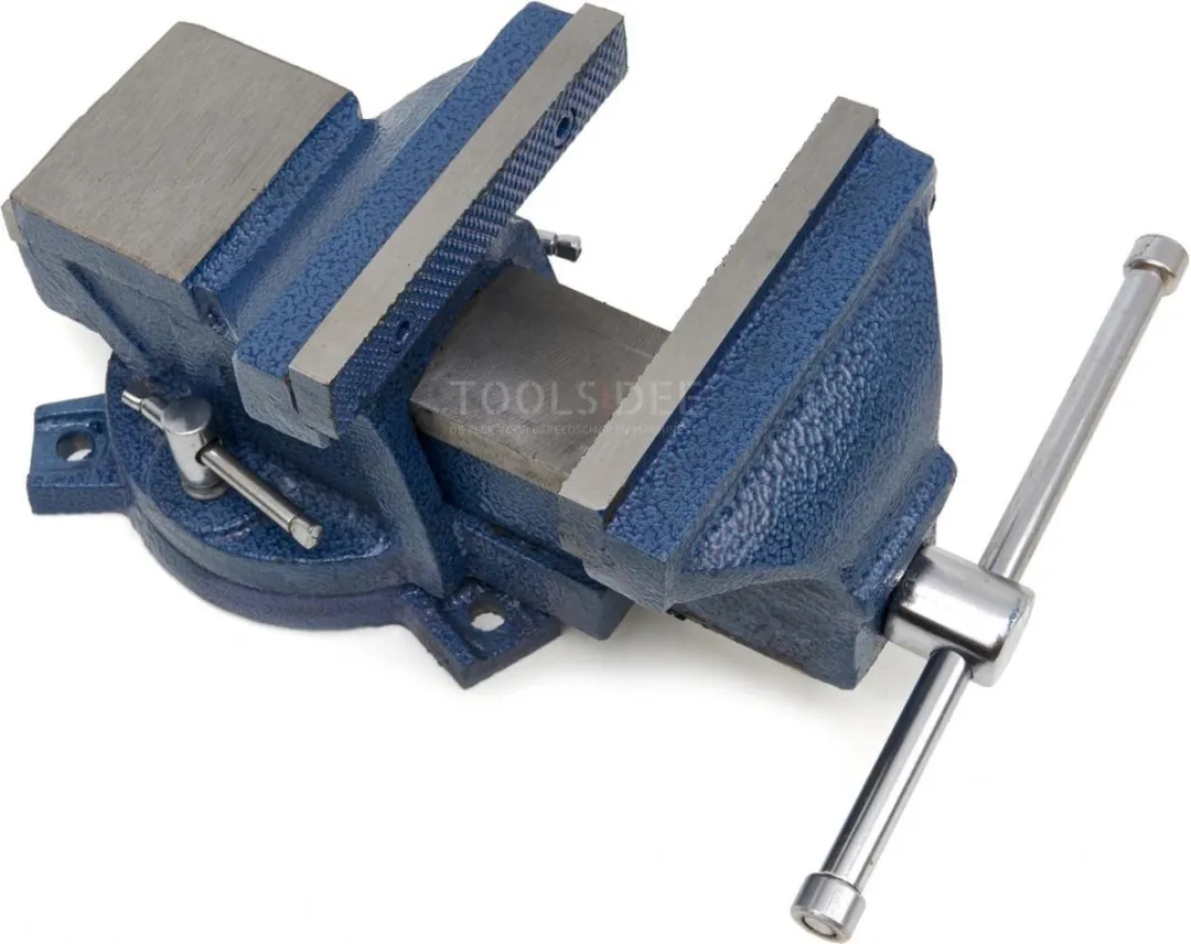 HBM Profi 125mm Bankschroef met draaibaar onderstel