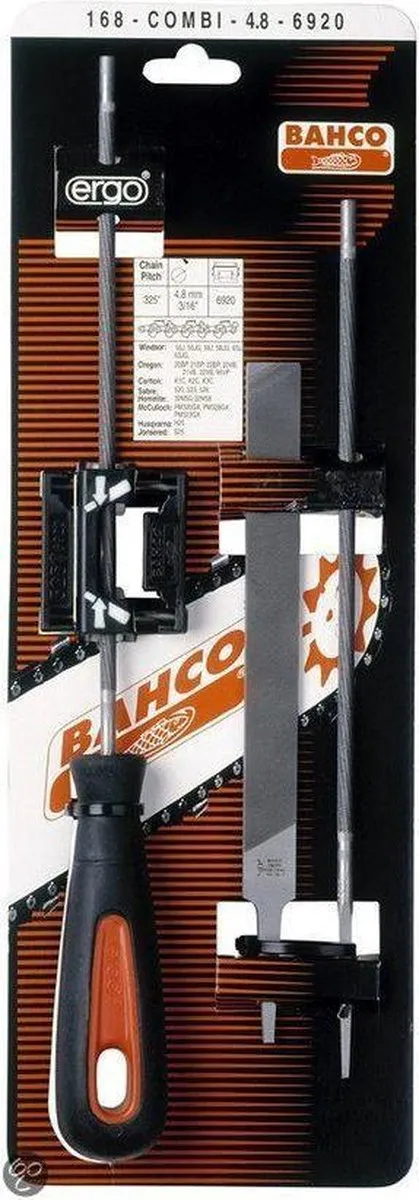 Bahco 168-COMBI-5.5-6924 Kettingzaagvijlen Set - 200mm Ø5,5mm