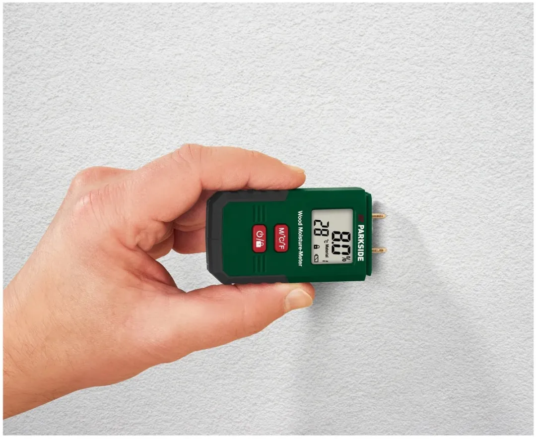 PARKSIDE Vochtmeter Bouw- en houtvochtigheid - Groen/Zwart