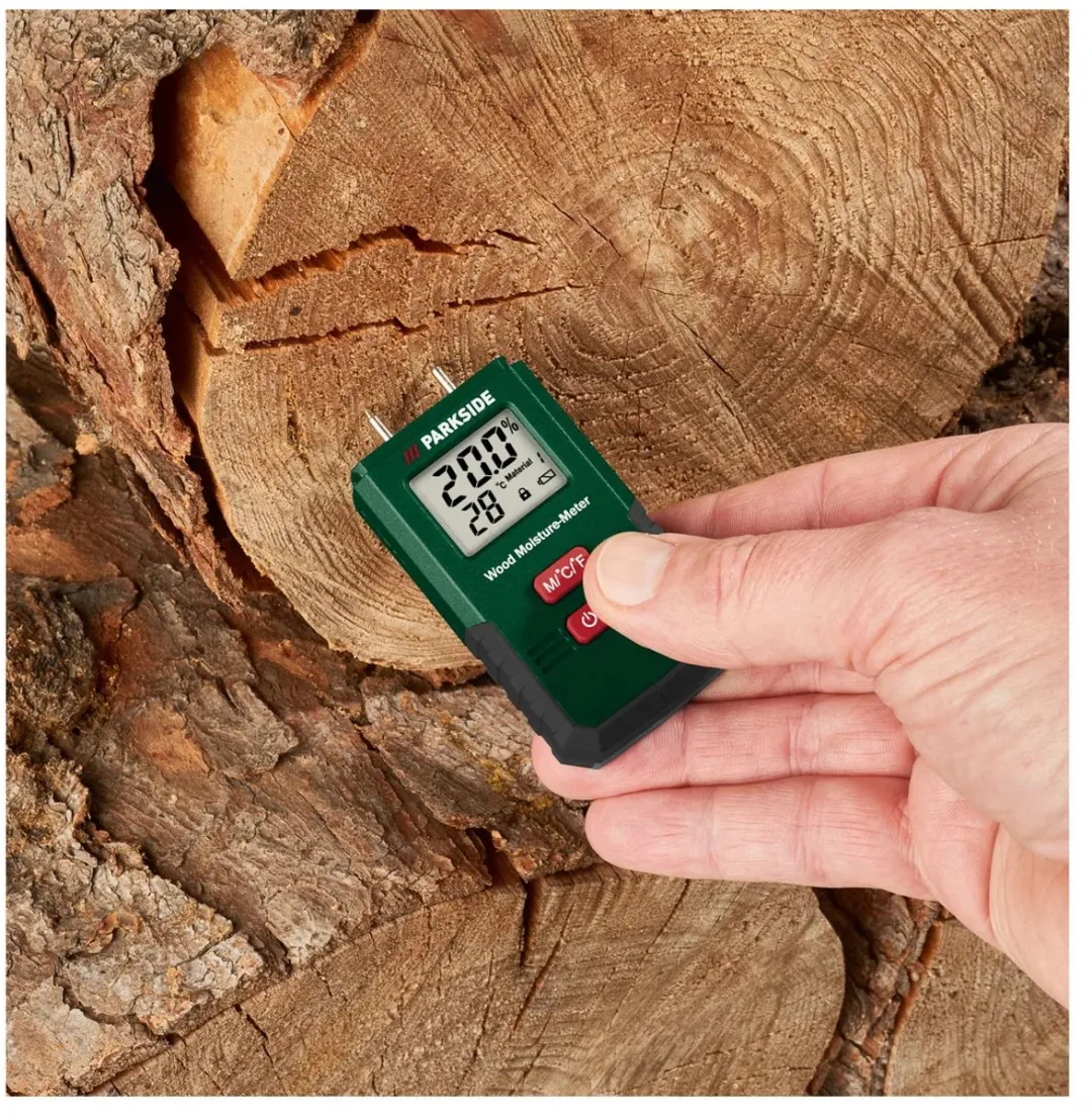 PARKSIDE Vochtmeter Bouw- en houtvochtigheid - Groen/Zwart