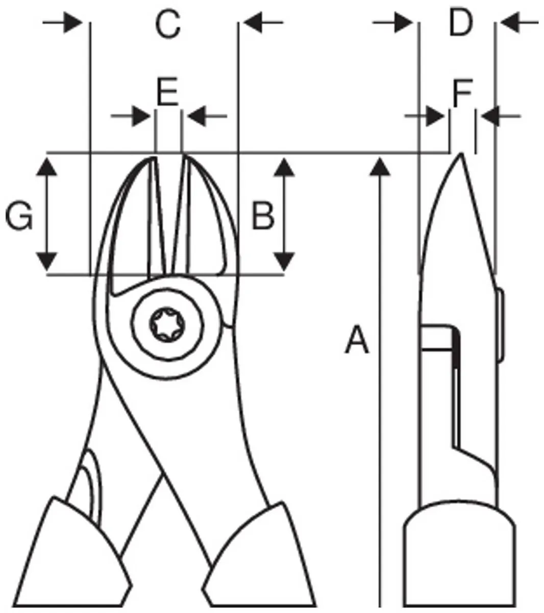 Bahco 2101S-180 Zijkniptang 180mm
