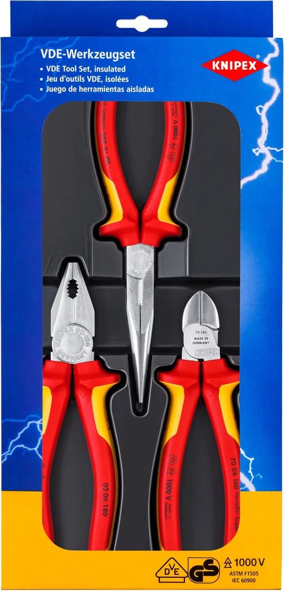 Knipex Elektro-set 00 20 12