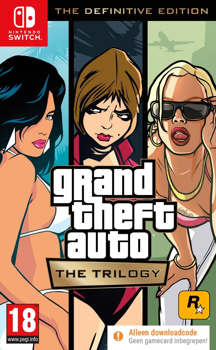 Rockstar GTA Trilogy Nintendo Switch - Code in a box