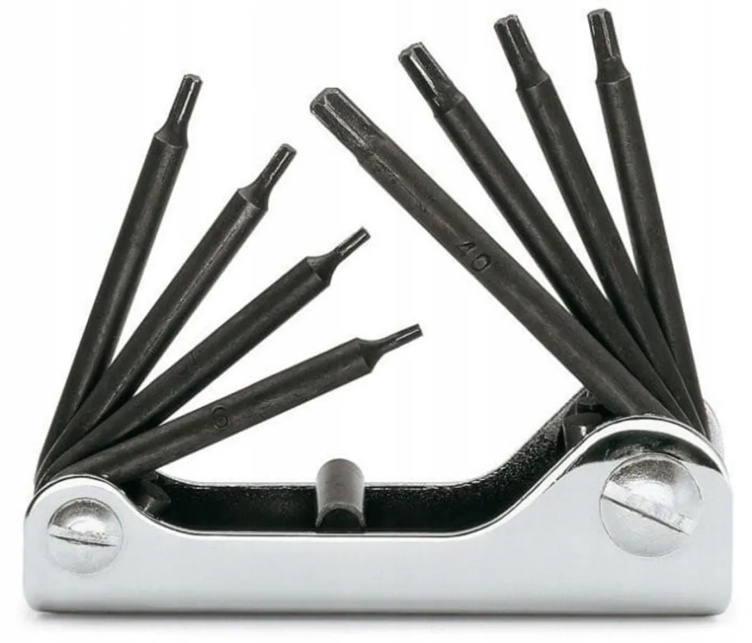 Beta Torx Inbussleutelset 8-delig T9-T40 Hoekmodel