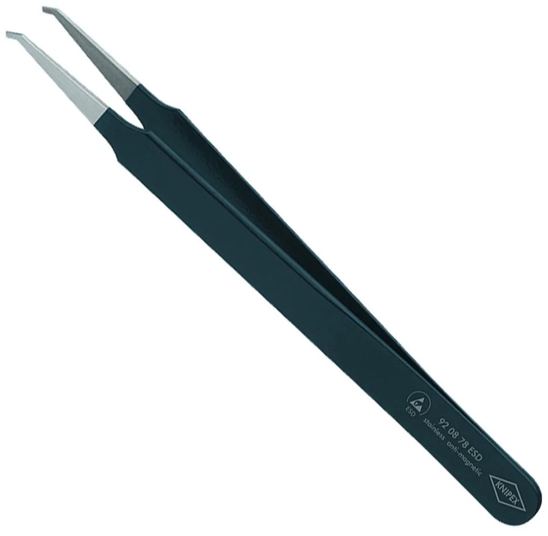 Knipex 92 08 78 ESD Precisiepincet Plat 120mm