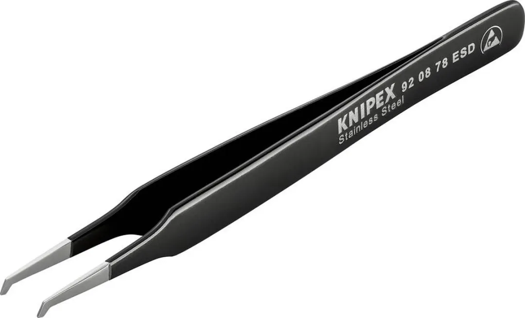 Knipex 92 08 78 ESD Precisiepincet Plat 120mm