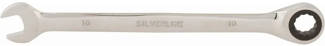 Silverline Vaste Steek-Ringratelsleutel 22mm