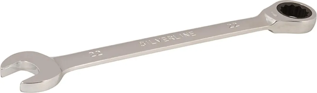 Silverline Vaste Steek-Ringratelsleutel 22mm - afbeelding 6 van 6