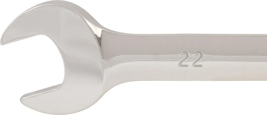 Silverline Vaste Steek-Ringratelsleutel 22mm