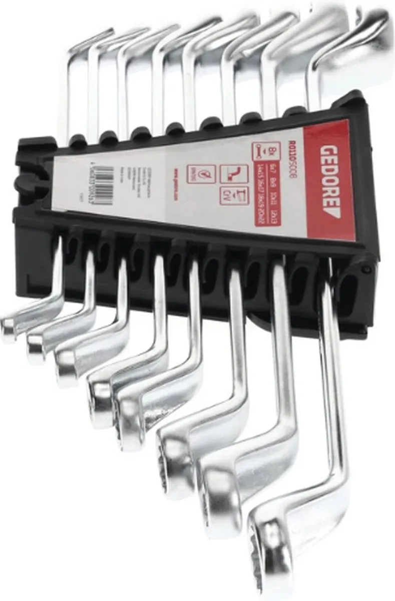 Gedore RED R01105008 Ringsleutelset Metrisch - 8-delig