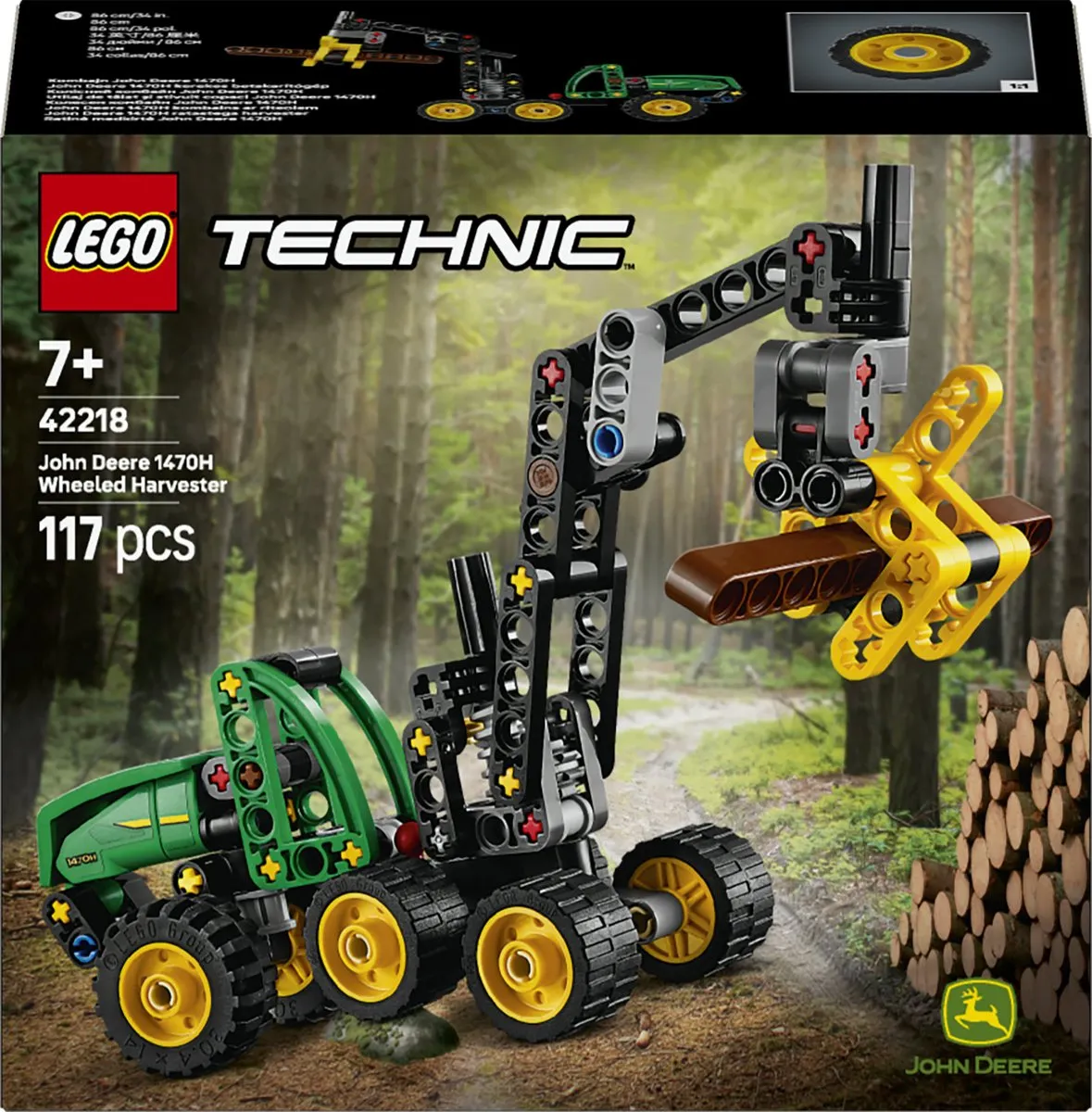 LEGO Technic John Deere 1470H Houtoogstmachine 42218