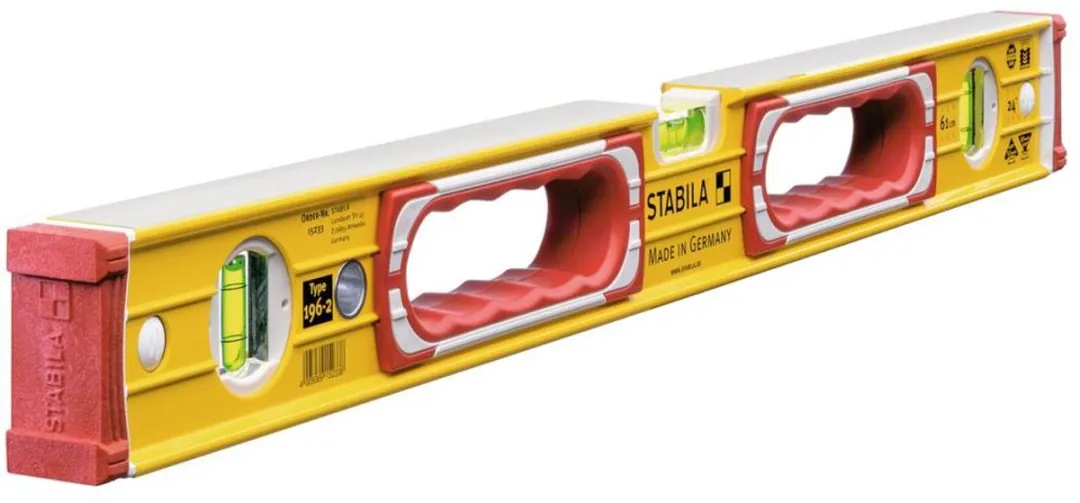 Stabila Type 196-2 15236 Metalen waterpas 122 cm