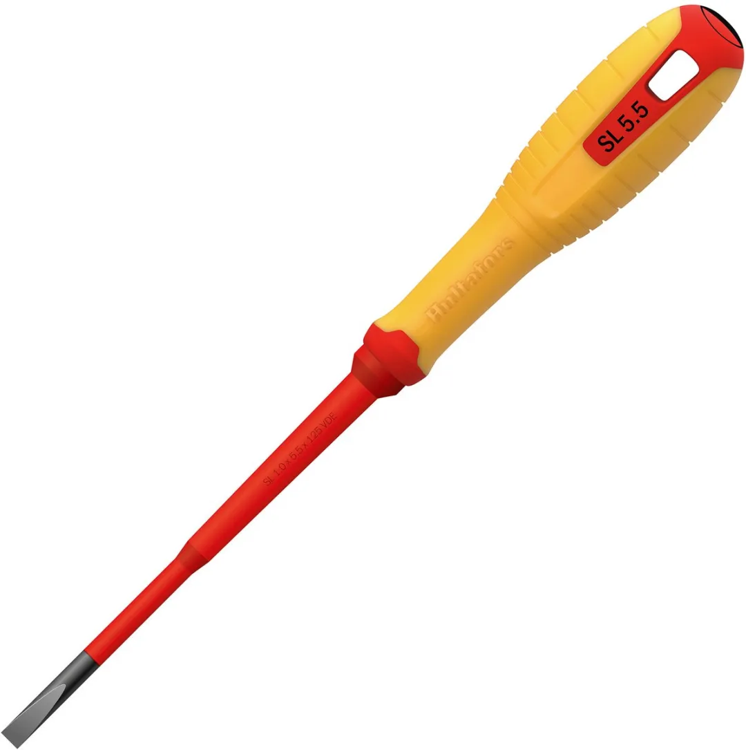 Hultafors VDE Sleufschroevendraaier SL 1,0x5,5mm 125mm - Geïsoleerd