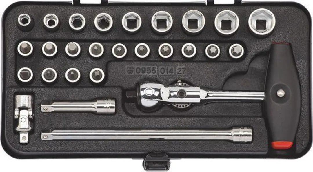 Würth Zebra 1/4 inch Dopsleutelassortiment 9-delig
