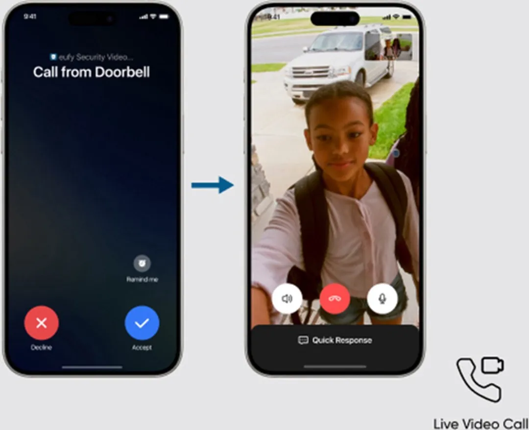 Eufy Security C31 Video Deurbel - 2K Nachtzicht - Zwart
