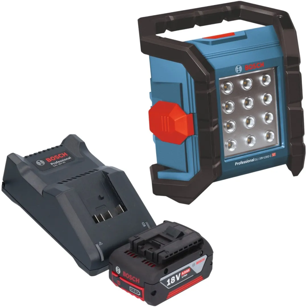 Bosch Professional GLI 18V-1200 C Lamp Solo - Blauw/Zwart - afbeelding 6 van 6