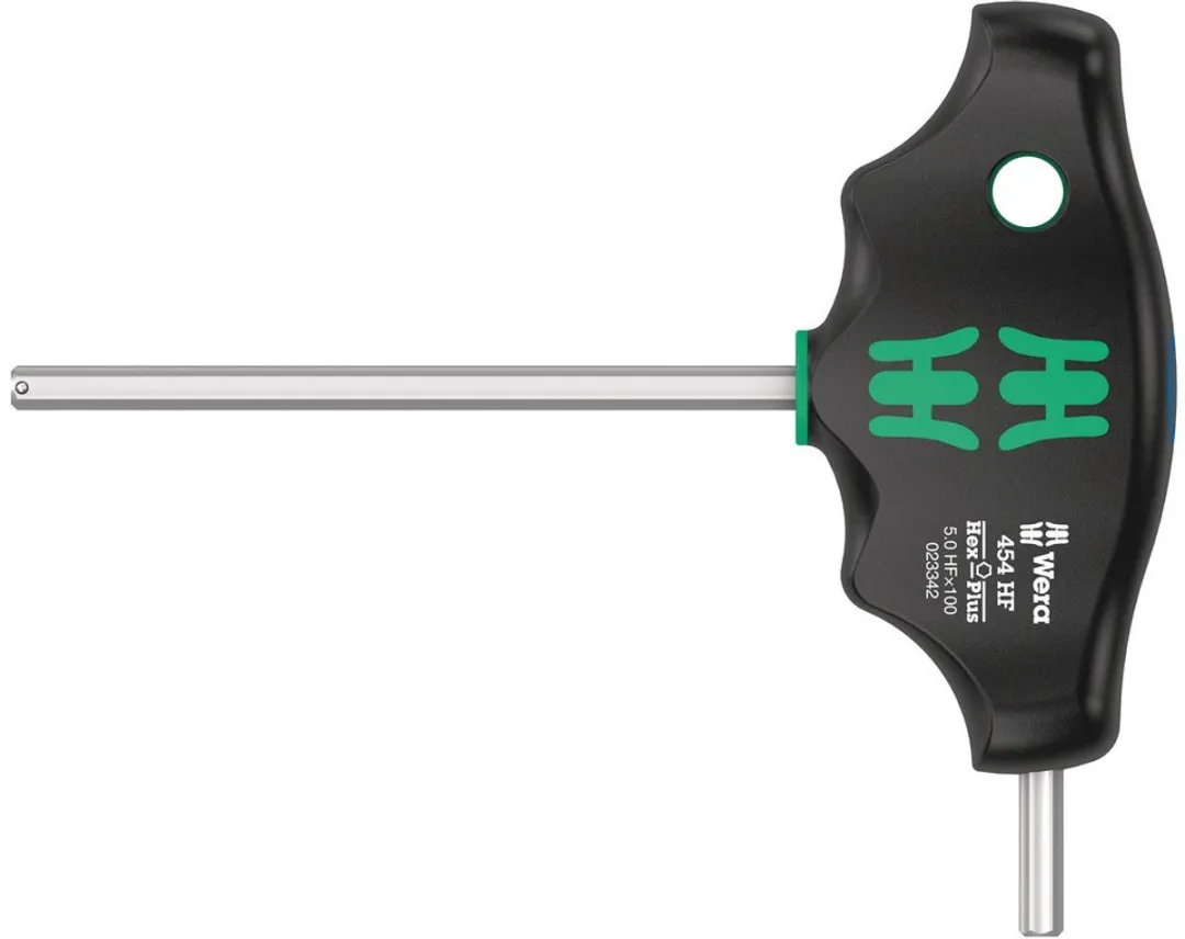 Wera 05023342001 Hex-Plus HF T-greep Zeskant-Schroevendraaier - 5x100mm