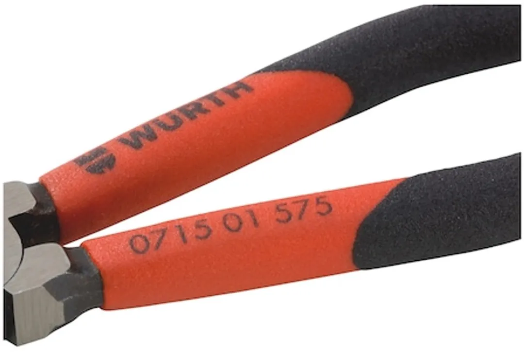 Würth Zijkniptang DIN ISO 5749 - Antislipgreep - Rood/Zwart