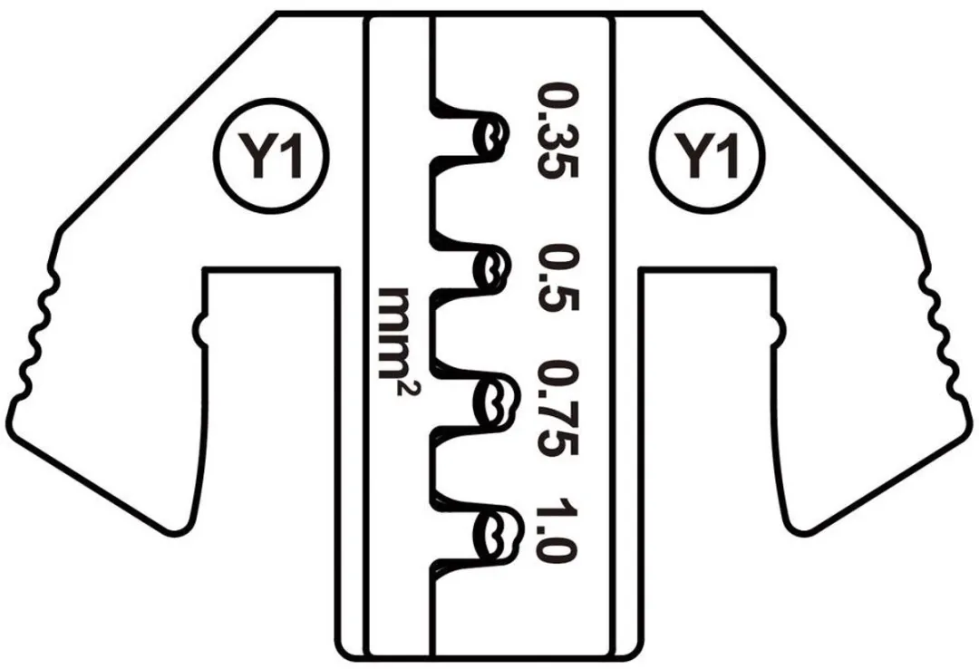 TOOLCRAFT Yazaki YES/YESC Krimpinzetstuk 0.35-1mm² - 1 Stuk