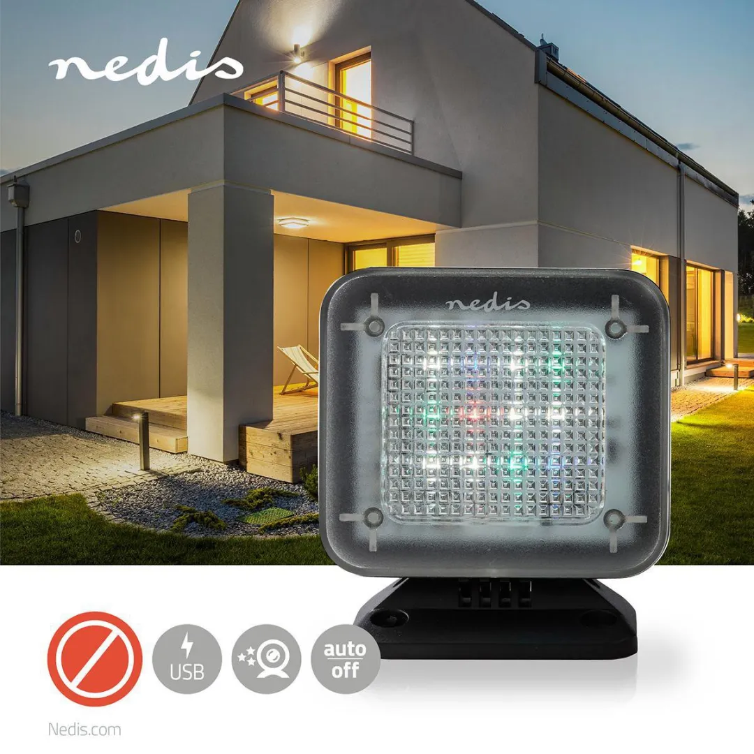 Nedis TV-Simulator DUMSTV10BK - USB Gevoed - Zwart