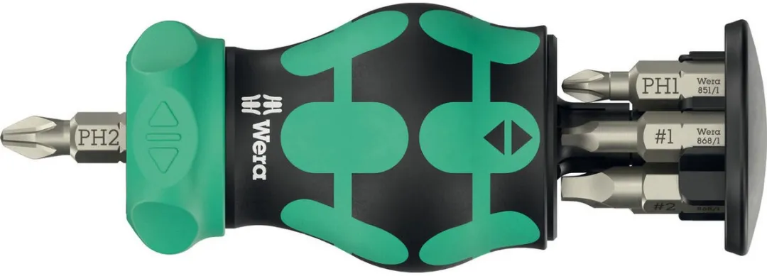 Wera Kompakt Stubby RA 4 Magazin Universeel Bitset