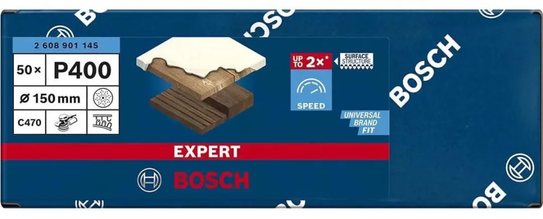 Bosch Professional C470 Schuurpapier Excenterschuurmachine 150mm - 50-delig