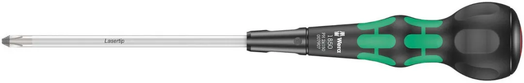 Wera 1850 PH Schroevendraaier - PH2 - 120mm - Blauw/Grijs