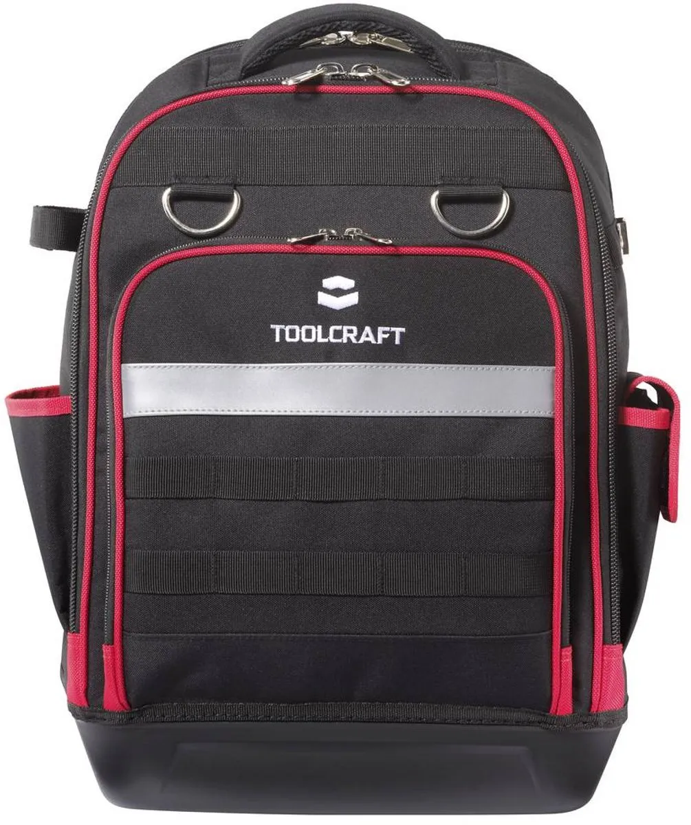 TOOLCRAFT TO-10207233 Gereedschapsrugzak - 35x45x23cm Zwart