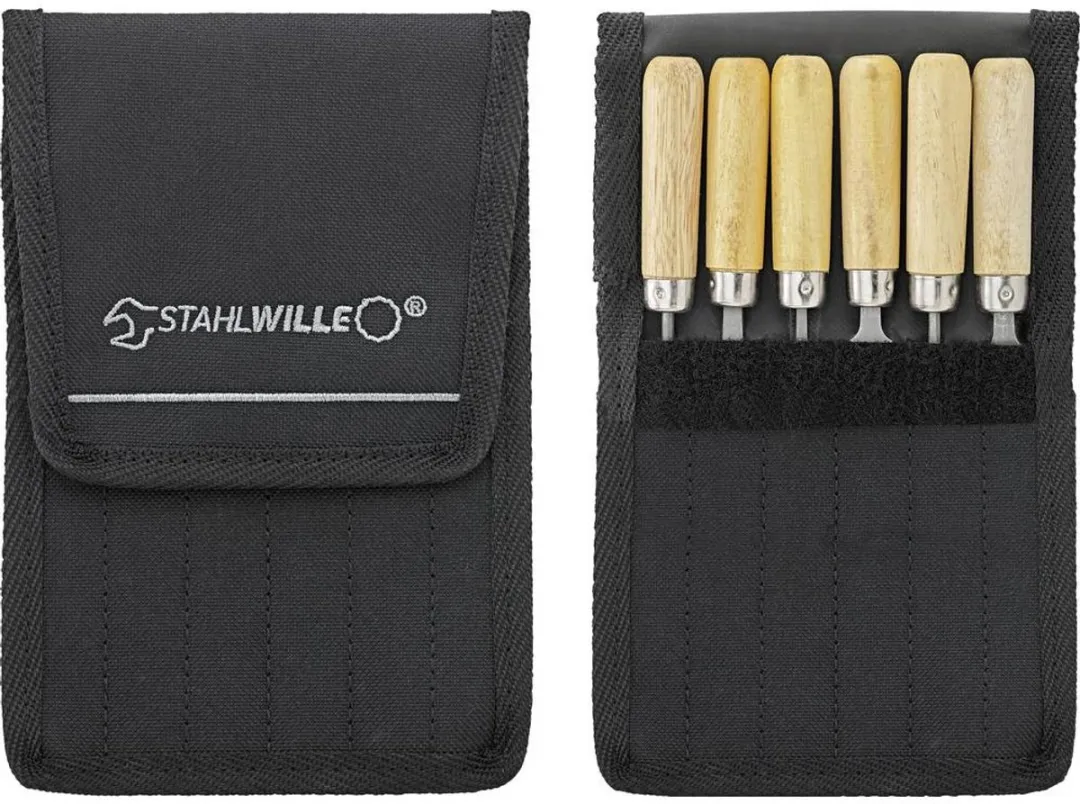 Stahlwille 12800 Sleutelvijlenset 6-delig - 72230001 - afbeelding 6 van 6