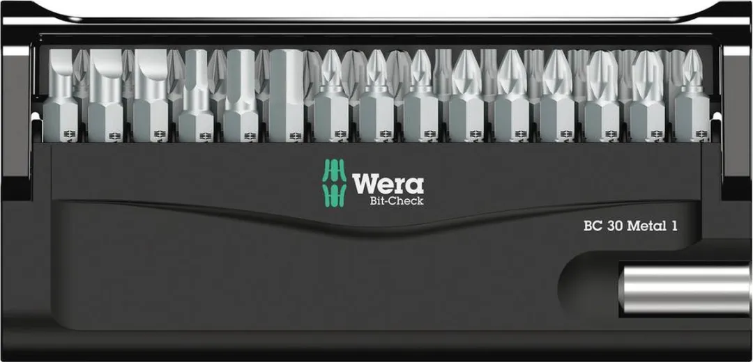 Wera Bit-Check 30 Metal 1 SB 05057440001 Bitset - 30-delig