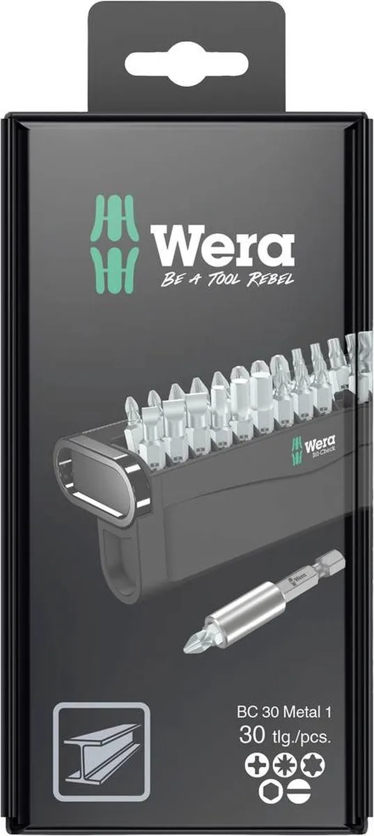 Wera Bit-Check 30 Metal 1 SB 05057440001 Bitset