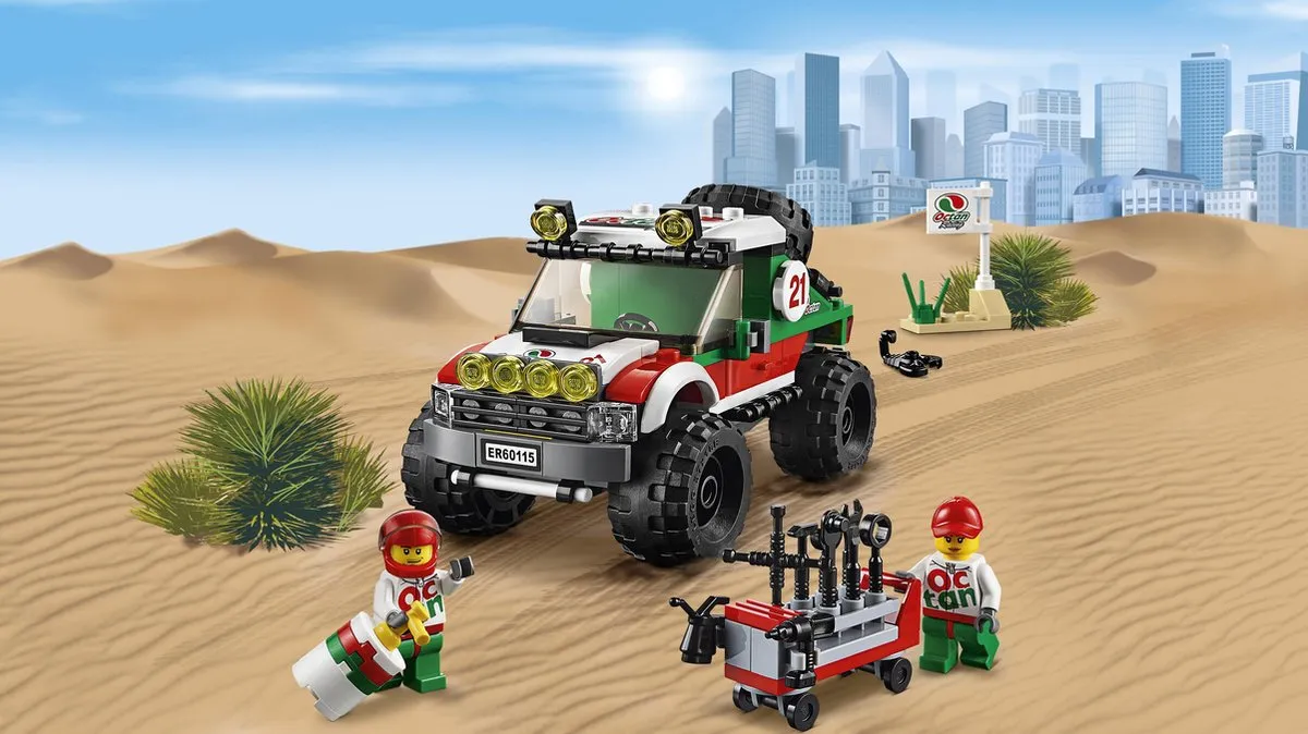LEGO City 4x4 Voertuig 60115 - Blauw - afbeelding 6 van 6