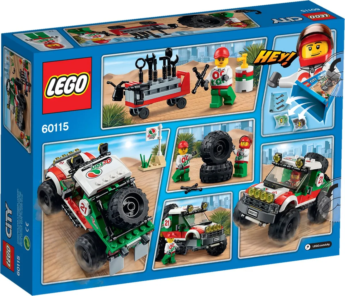 LEGO City 4x4 Voertuig 60115 - Blauw