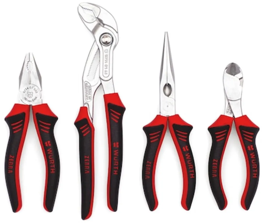 Würth Tangenassortiment 4-delig