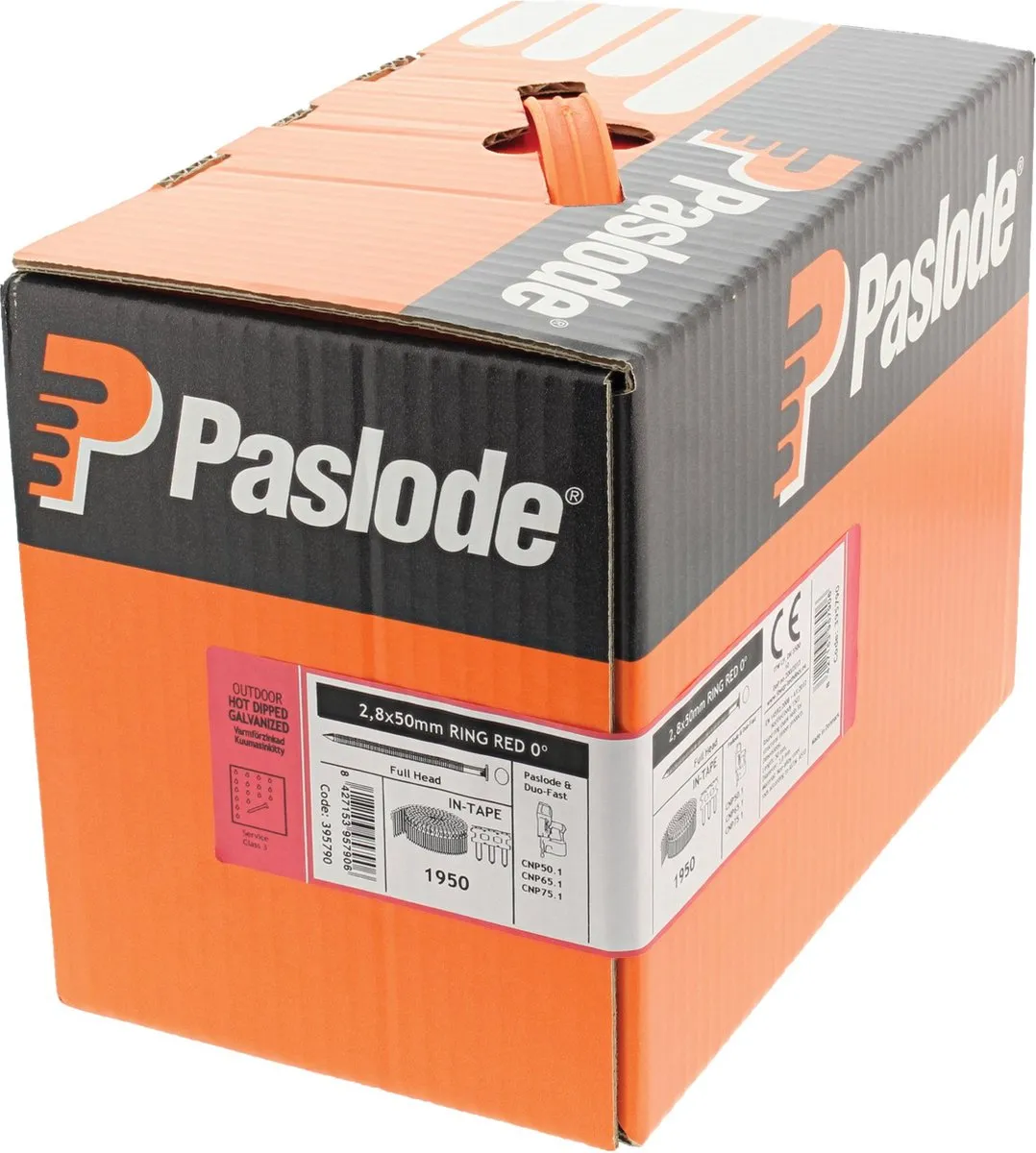 Paslode IN-tape Spoelnagels 2,8x50 Ring Thermisch Verzinkt - 1950 Stuks