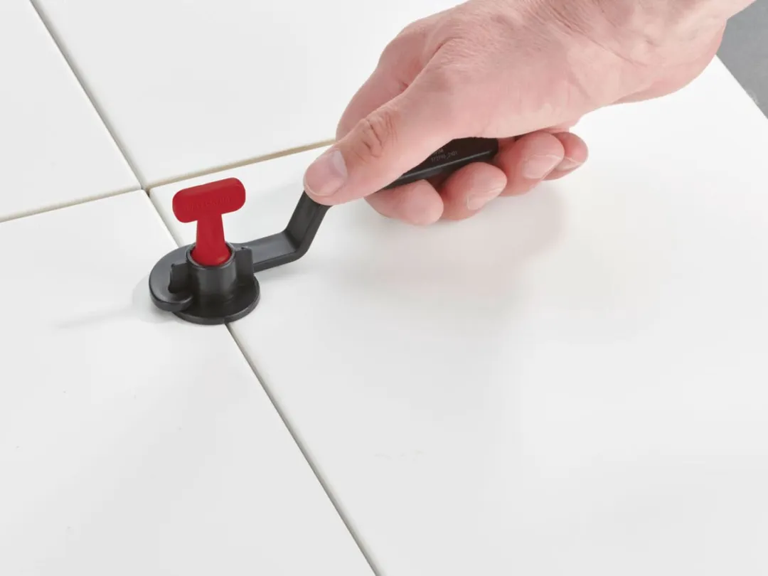 PARKSIDE Tegel Nivelleersysteem 50-delig - 3-16mm dikte - 2-4mm voegen - Rood/Zwart