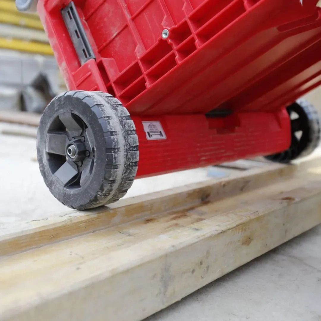 Toolbrothers RHINO XL Cart Plus ULTRA Gereedschapskoffer 37L - Rood/Zwart