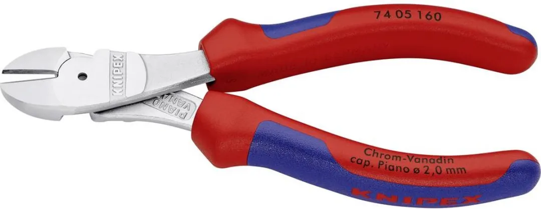 Knipex 74 05 160 Kracht-Zijsnijtang 160mm - Verchroomd - afbeelding 6 van 6