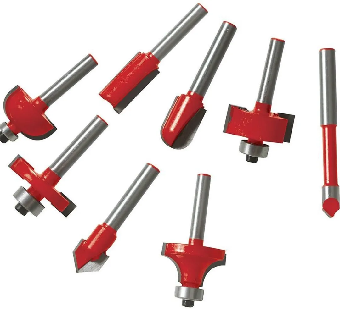 Silverline 1/4 TCT Freesbitset 24-delig