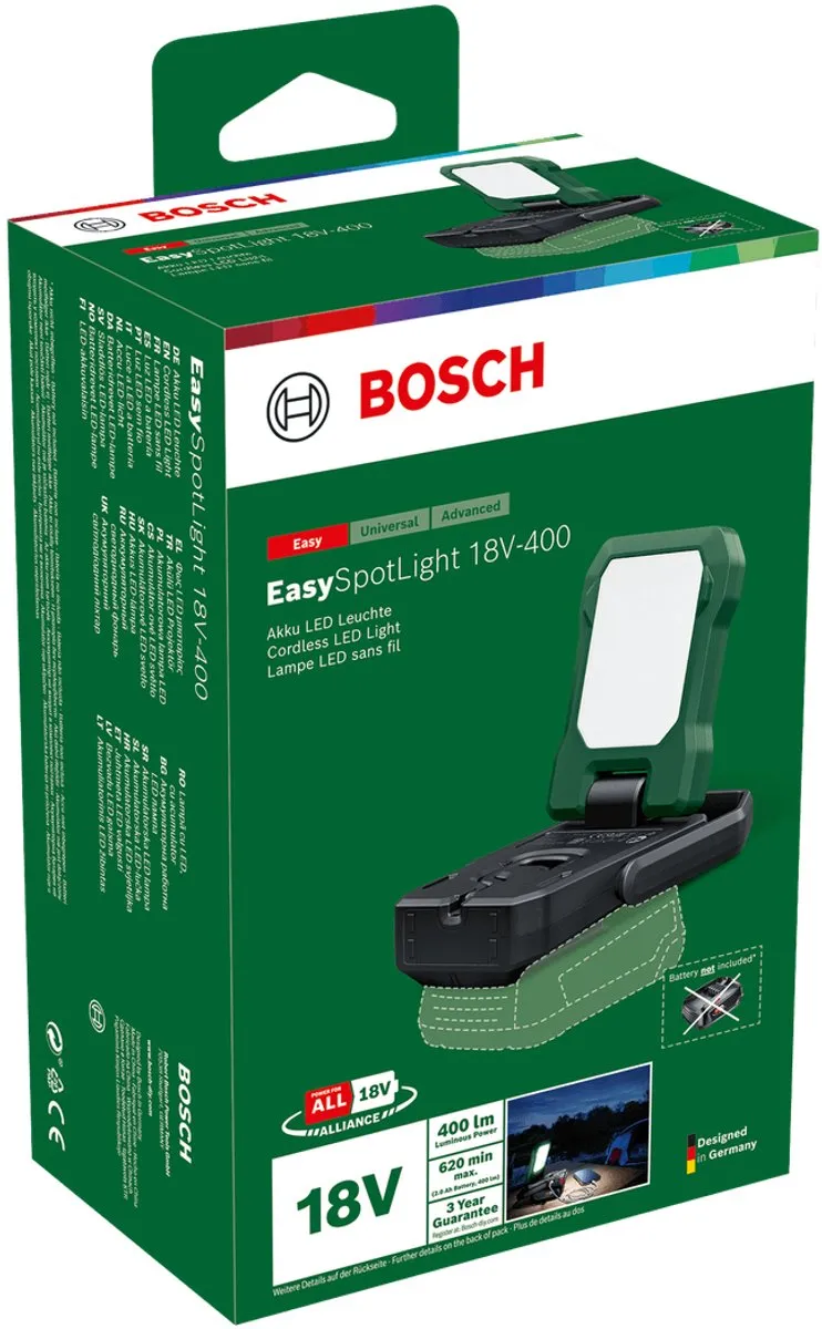 Bosch EasySpotLight 18V-400 LED Accuwerklamp