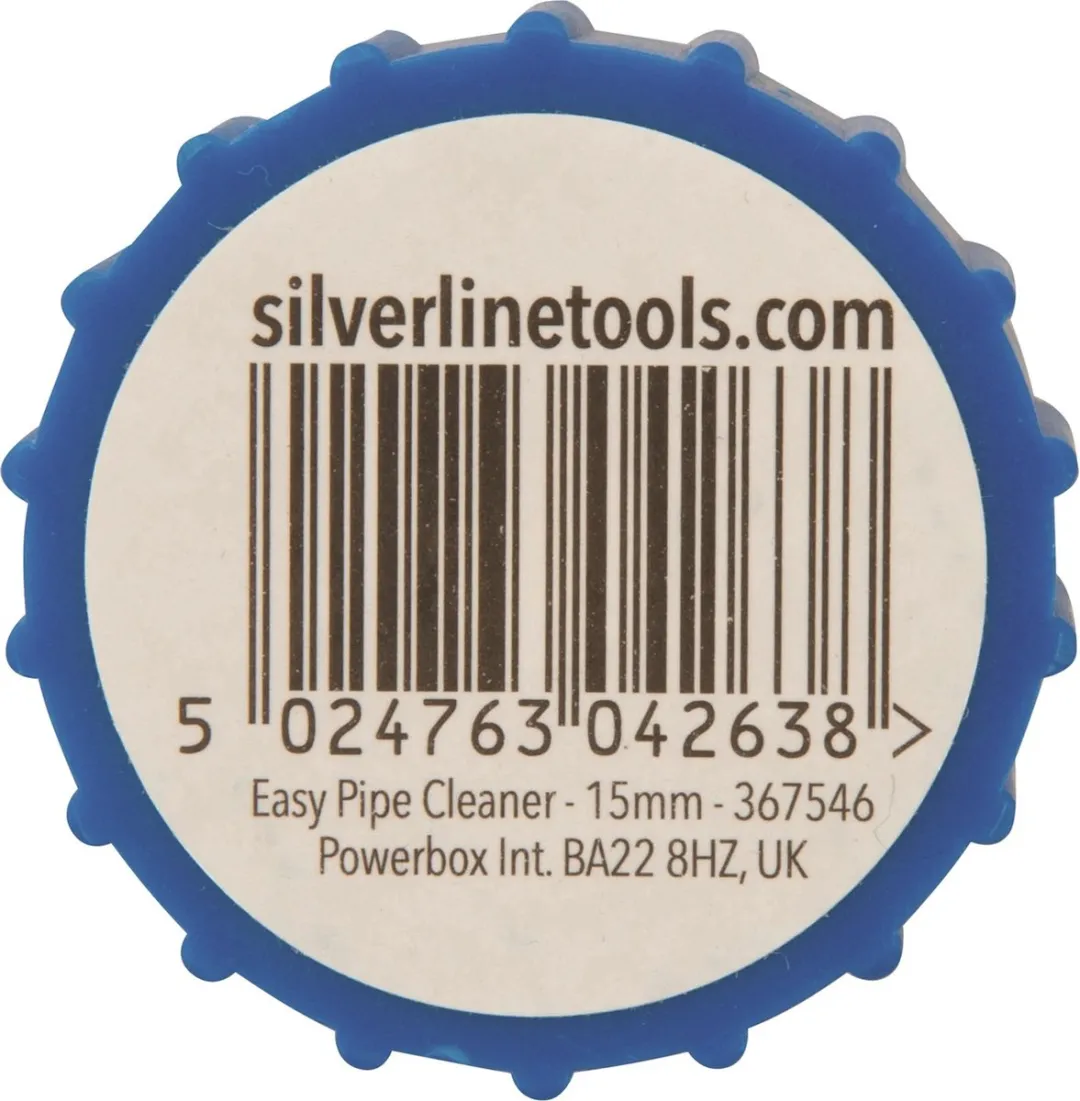 Silverline Pijpreiniger 15mm - Blauw