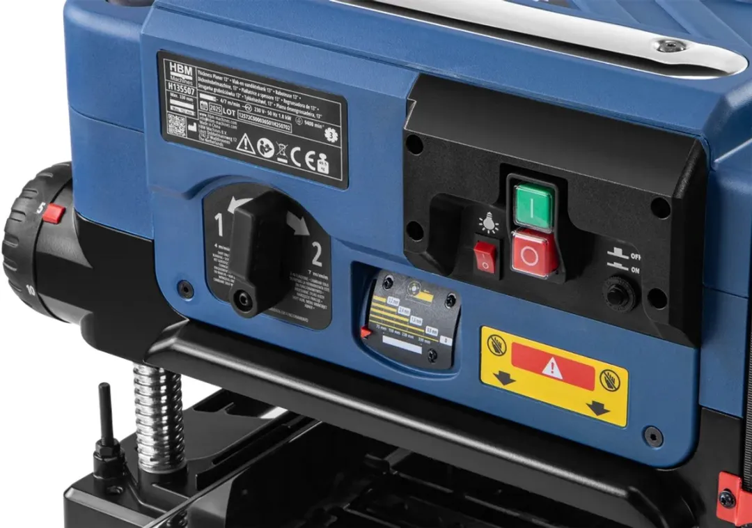 HBM H135507 Vlak-en Vandiktebank 13" - 1800W - afbeelding 6 van 6