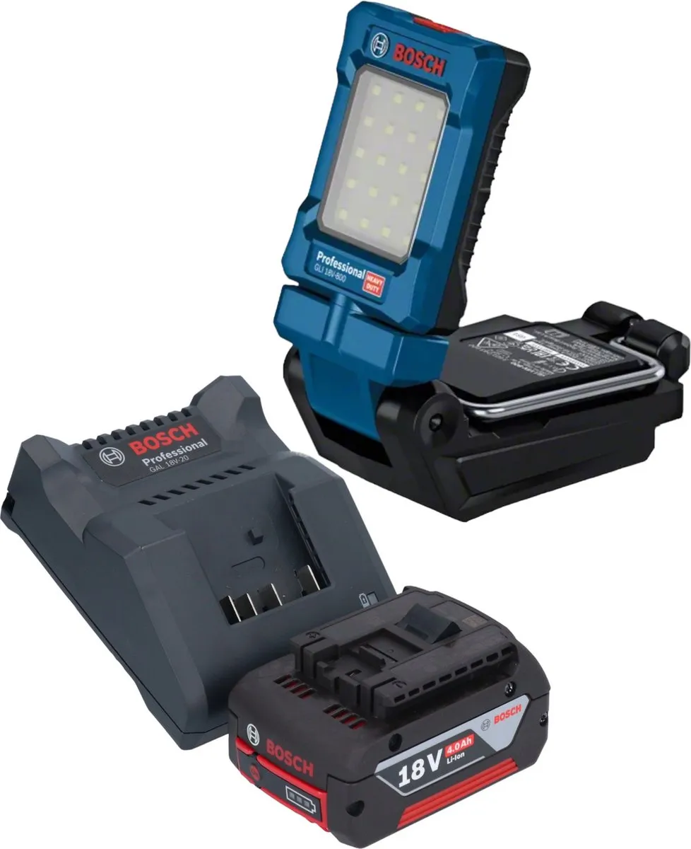 Bosch GLI 18V-800 Professionele Acculamp - Blauw - afbeelding 2 van 6