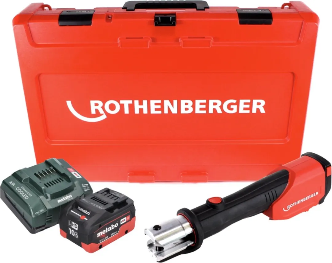Rothenberger ROMAX 4000 Accu-persmachine 18V 34kN - 10Ah Accu - Oplader - Koffer
