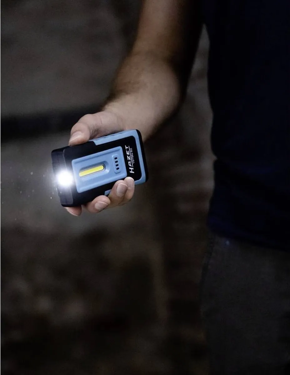 Hazet 1979N-82 Pocket Light LED Werklamp 300lm - Zwart/Blauw