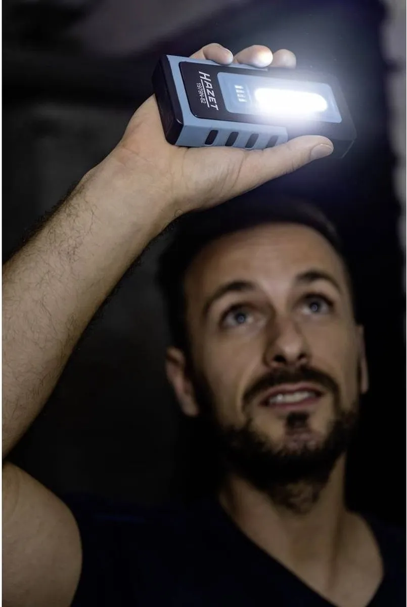 Hazet 1979N-82 Pocket Light LED Werklamp 300lm - Zwart/Blauw